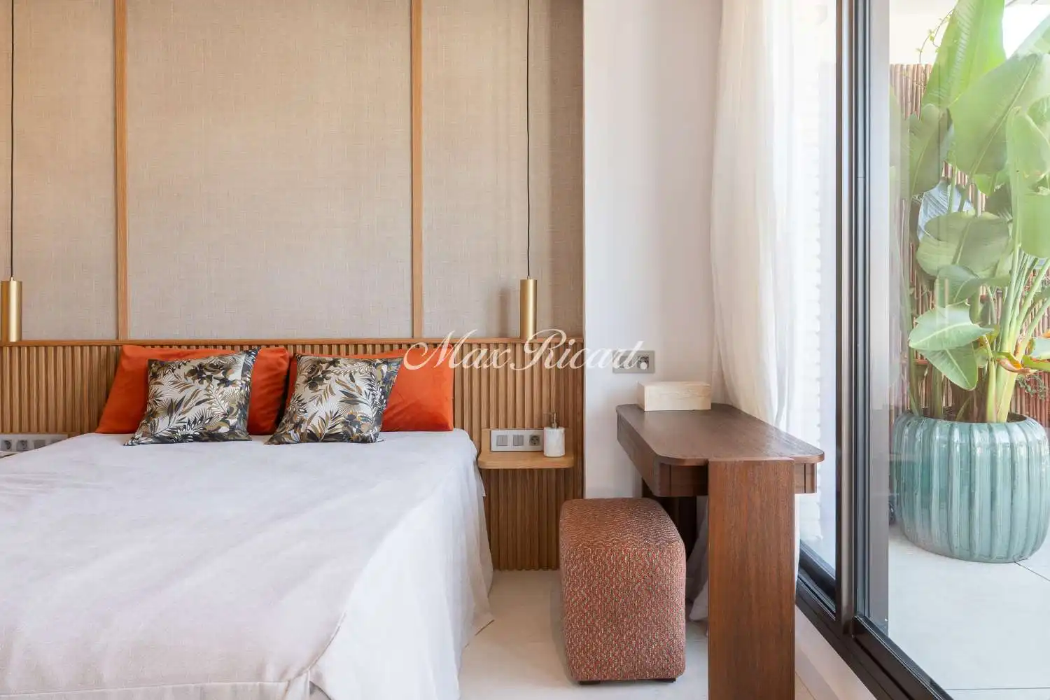 Bedroom of Attic for rent in Barcelona  with Air Conditioner, Heating and Terrace