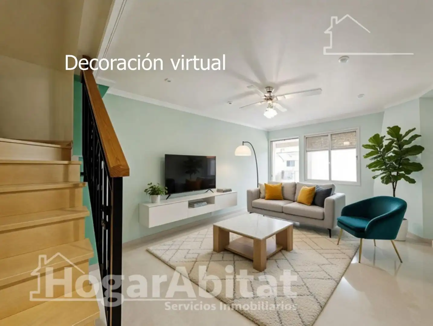 Sala d'estar de Casa adosada en venda en Santa Pola ciudad