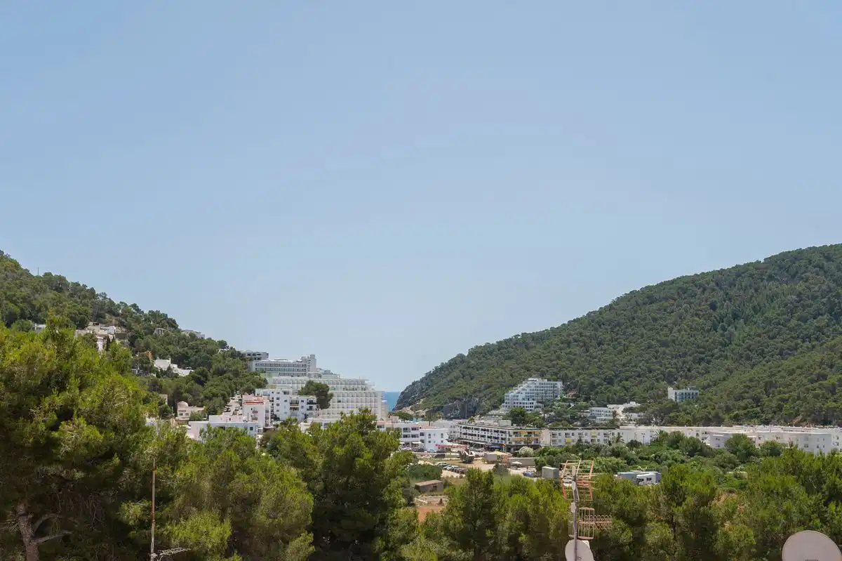 Exterior view of Flat for sale in Santa Eulària des Riu  with Air Conditioner, Heating and Private garden