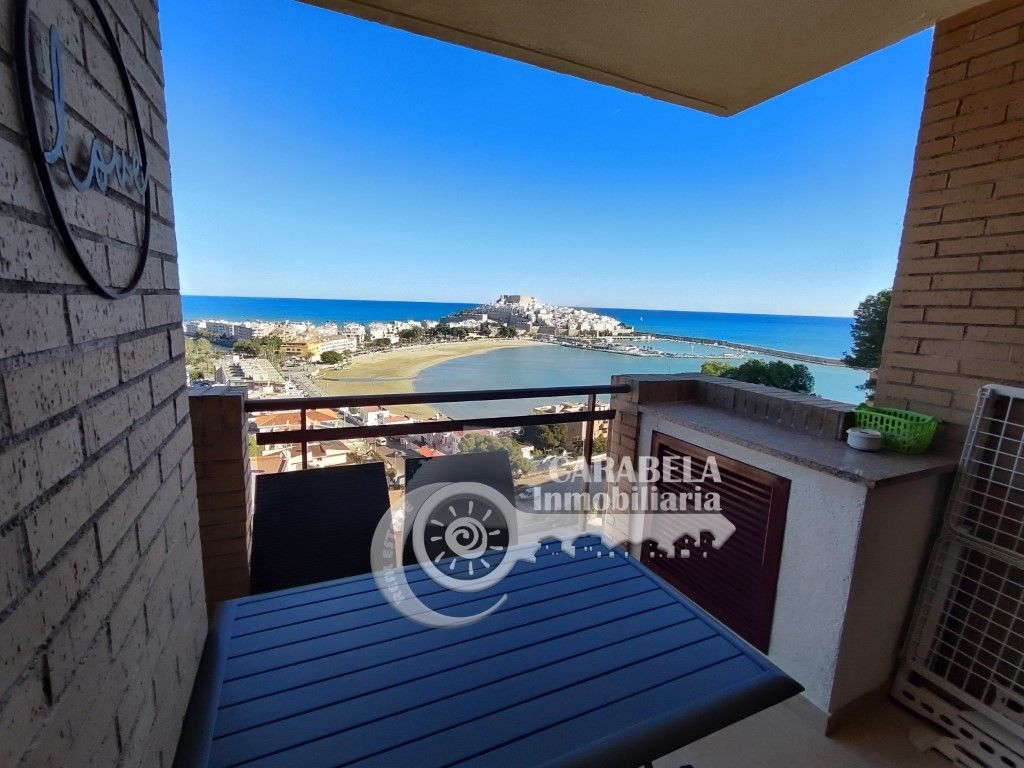 Balcony of Flat for sale in Peñíscola / Peníscola  with Air Conditioner, Terrace and Swimming Pool