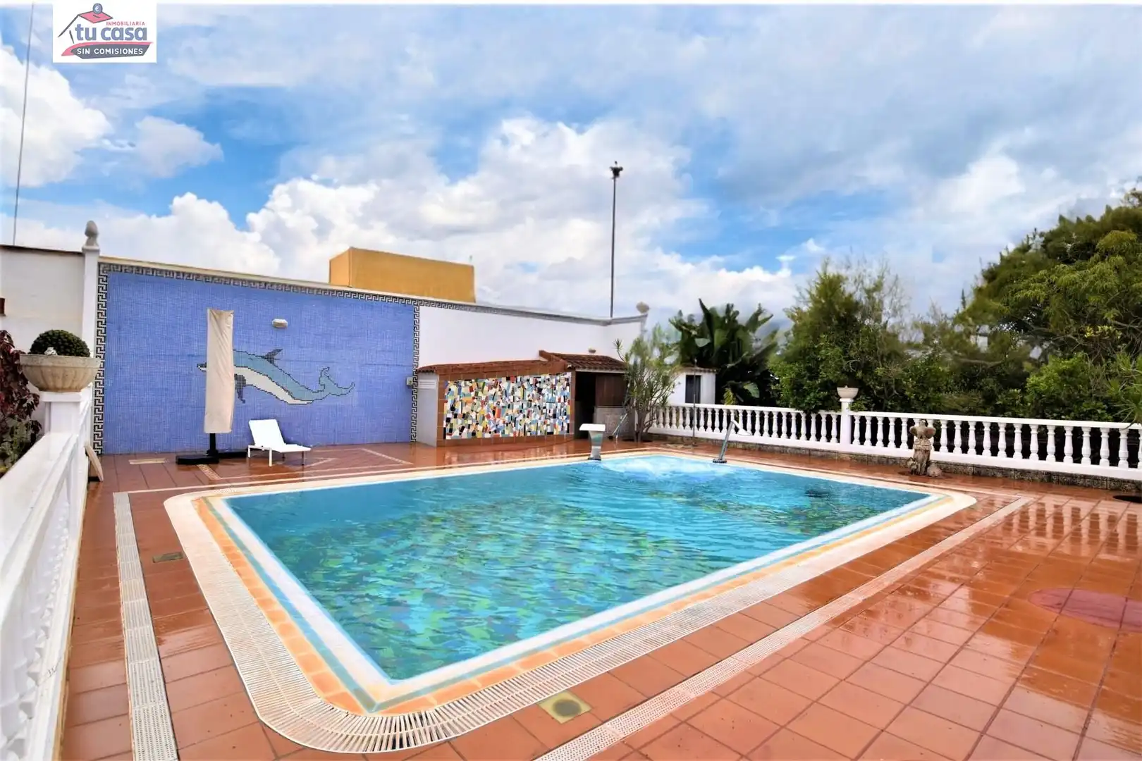 Swimming pool of Houses for sale in Santa María de Guía de Gran Canaria  with Air Conditioner, Heating and Private garden