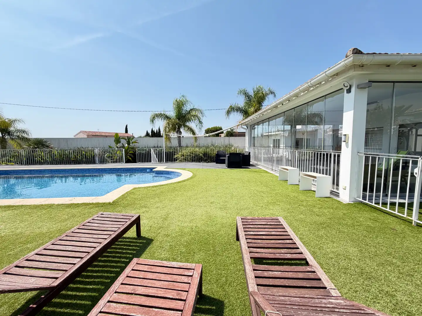 Piscina de Casa o xalet en venda en Carlet amb Aire condicionat, Calefacció i Jardí privat