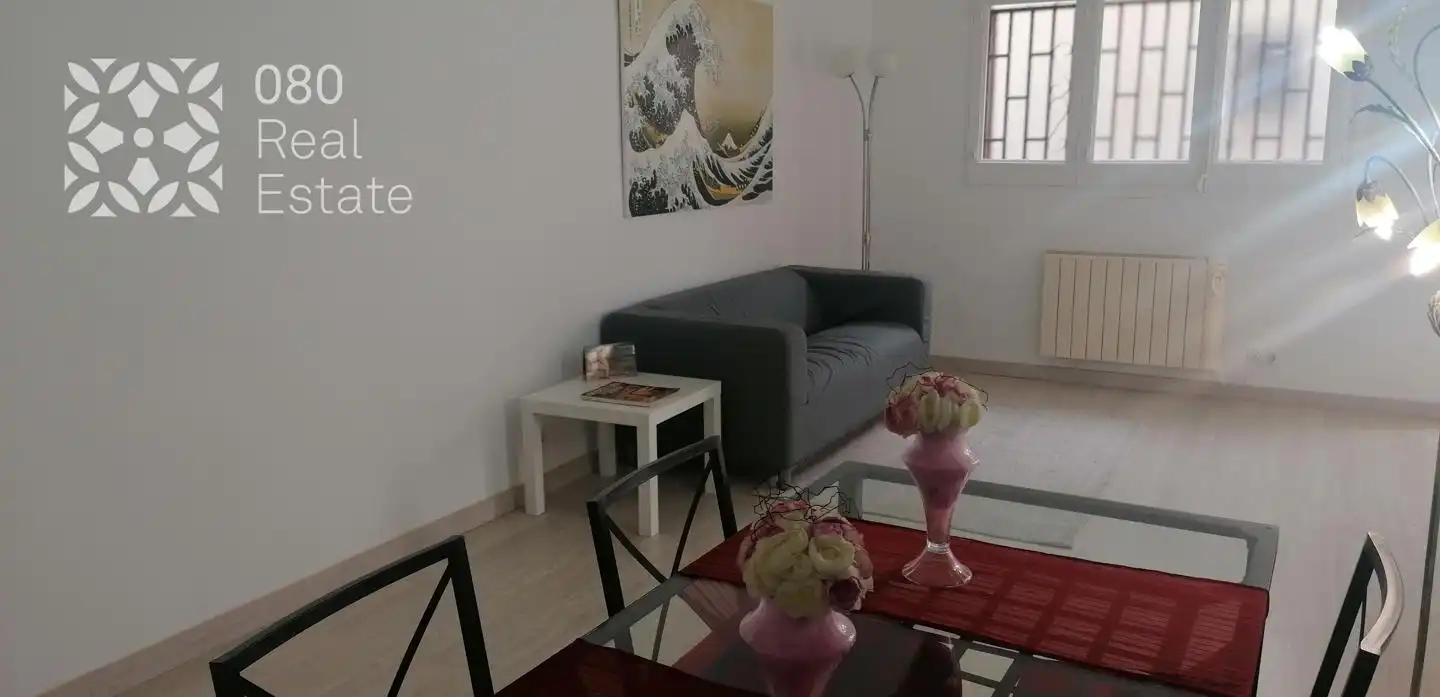 Sala d'estar de Planta baixa en venda en Barcelona amb Parquet i Terrassa