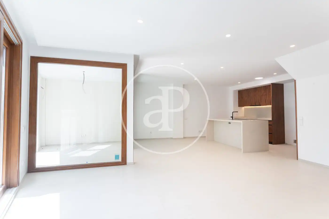 Sala de estar de Ático en venta en Sant Cugat del Vallès con Aire acondicionado, Calefacción y Terraza