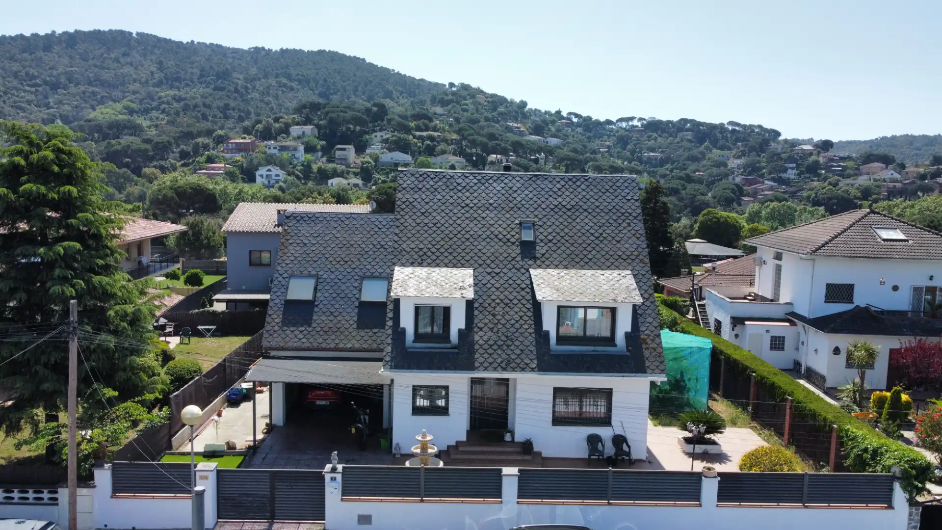 Vista exterior de Casa o chalet en venta en Llinars del Vallès con Aire acondicionado, Calefacción y Terraza