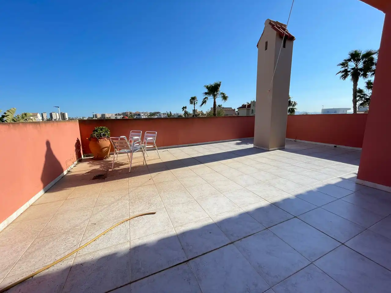 Terraza de Casa o chalet en venta en La Manga del Mar Menor con Aire acondicionado, Calefacción y Jardín privado