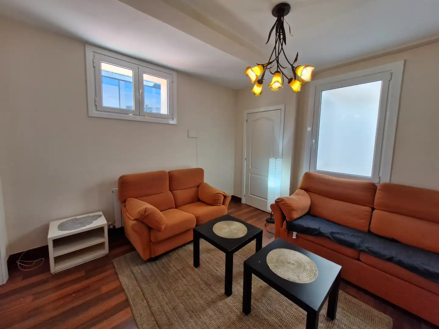 Sala de estar de Piso de alquiler en Bilbao  con Calefacción, Parquet y Trastero