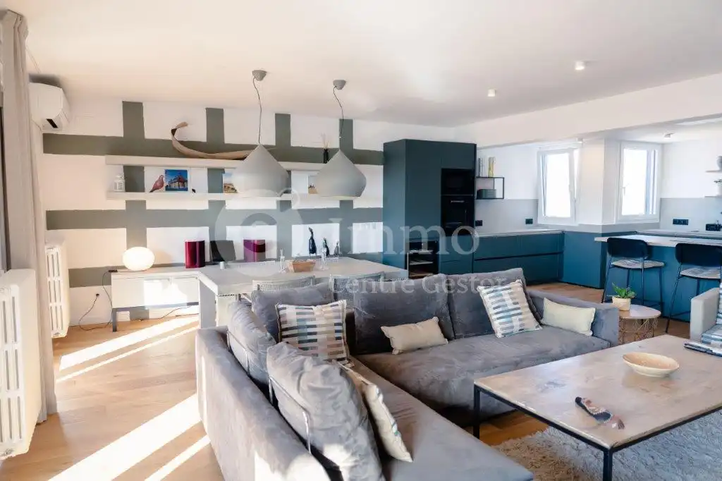 Sala de estar de Dúplex de alquiler en Mollerussa con Aire acondicionado, Calefacción y Parquet
