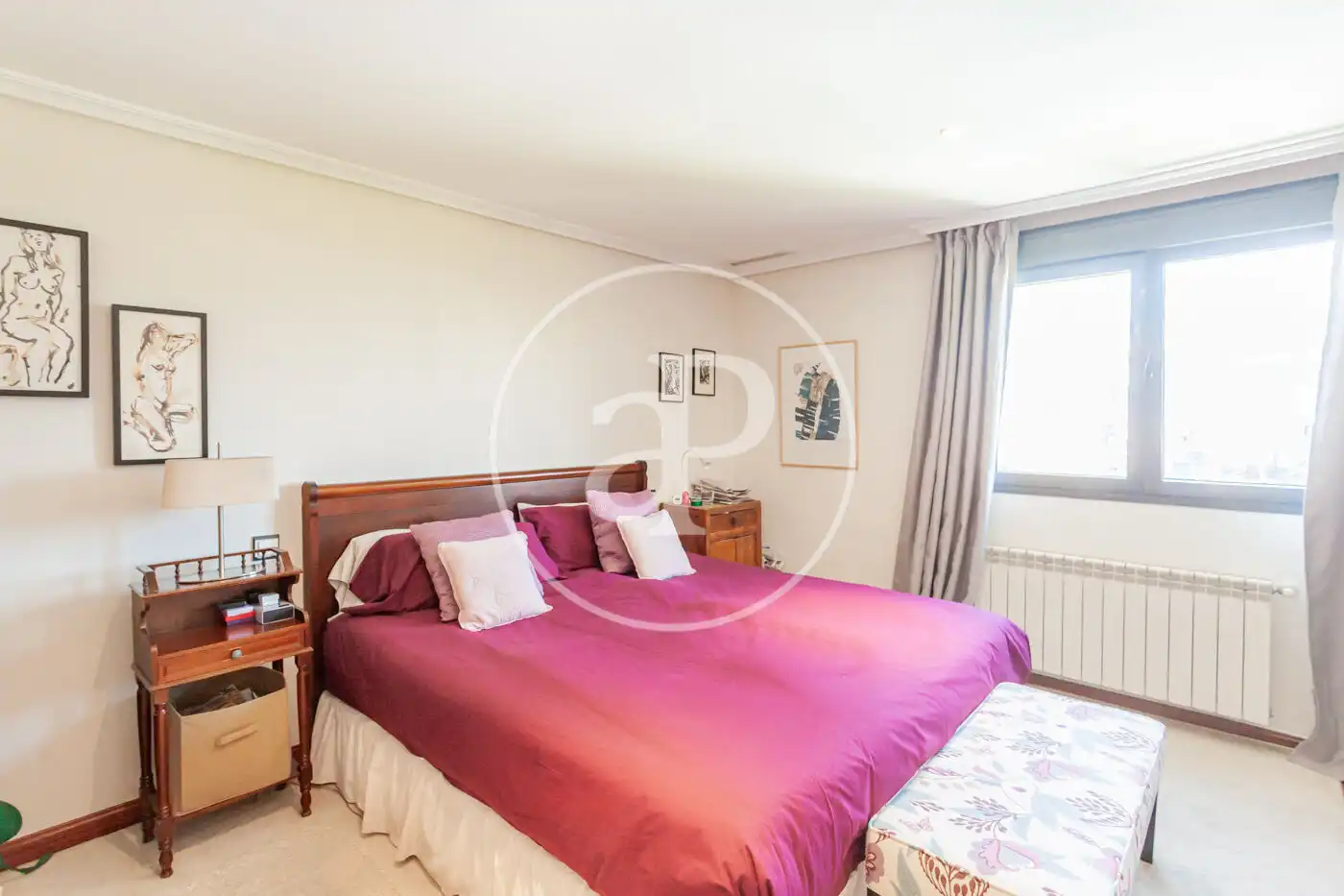 Habitación de Casa adosada en venta en Madrid con Aire acondicionado, Calefacción y Jardín privado