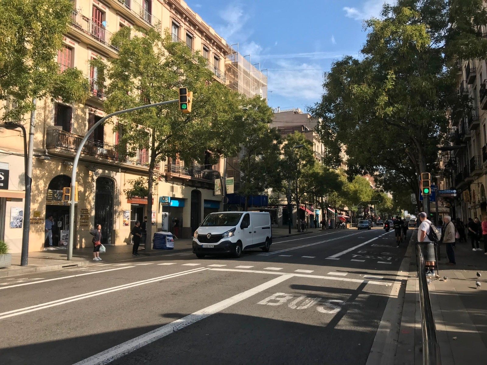 Vista exterior de Pis en venda en  Barcelona Capital amb Aire condicionat, Moblat i Balcó