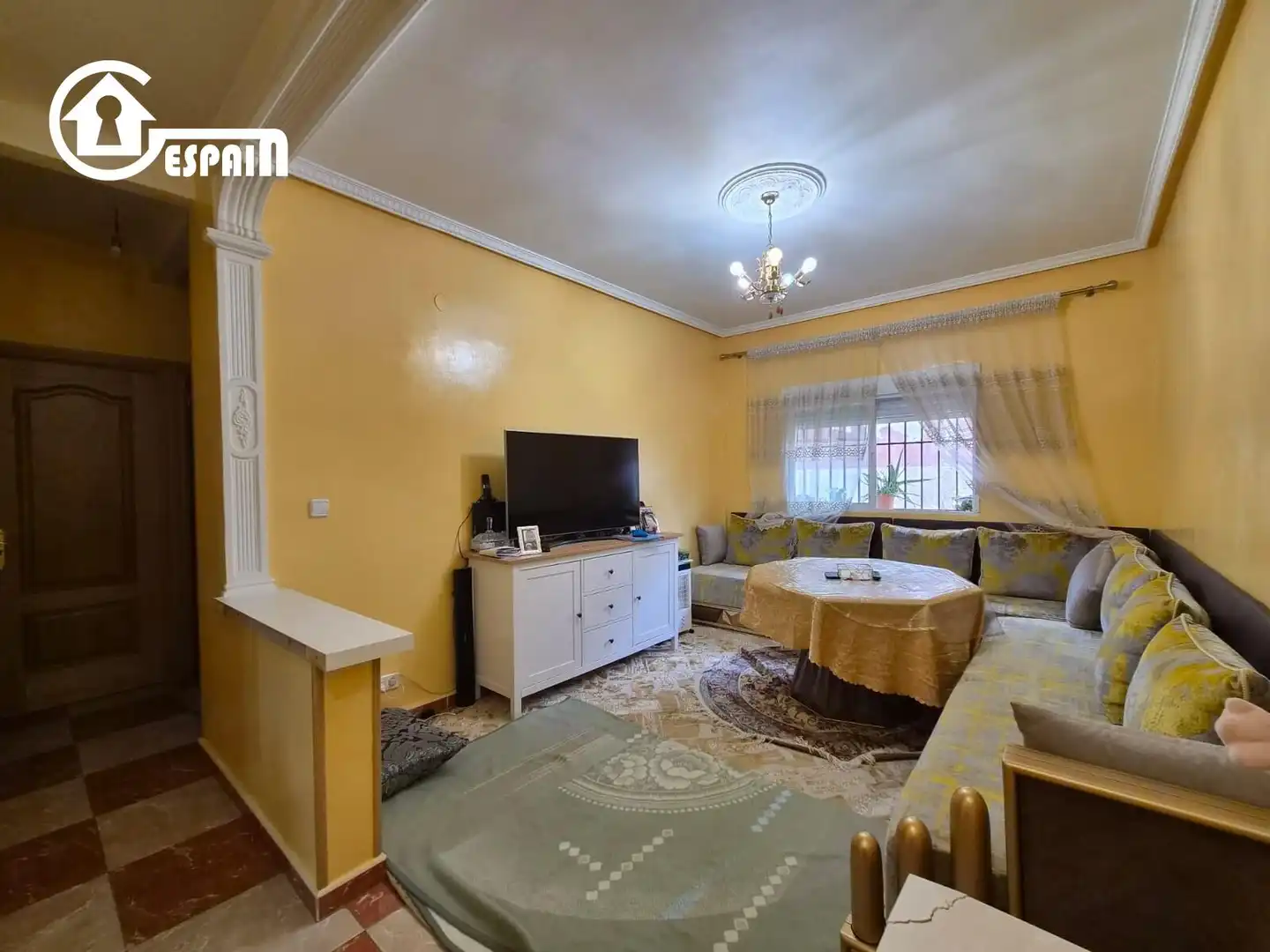 Sala de estar de Piso en venta en Griñón con Amueblado