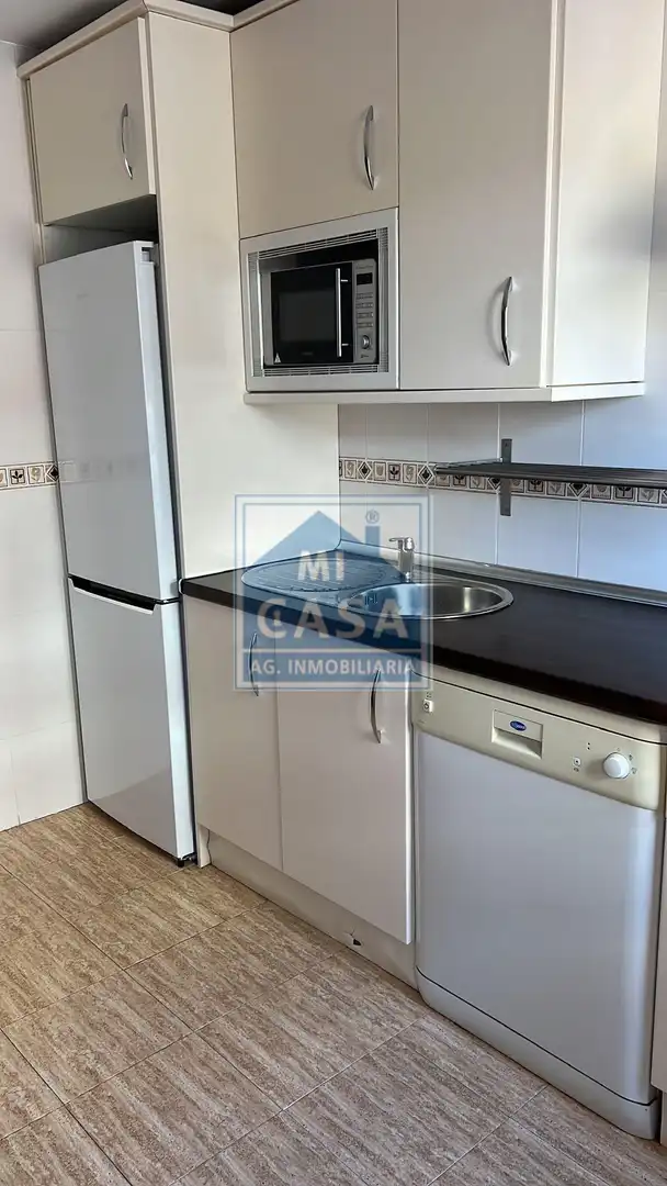 Cocina de Apartamento de alquiler en Mérida con Aire acondicionado, Calefacción y Terraza