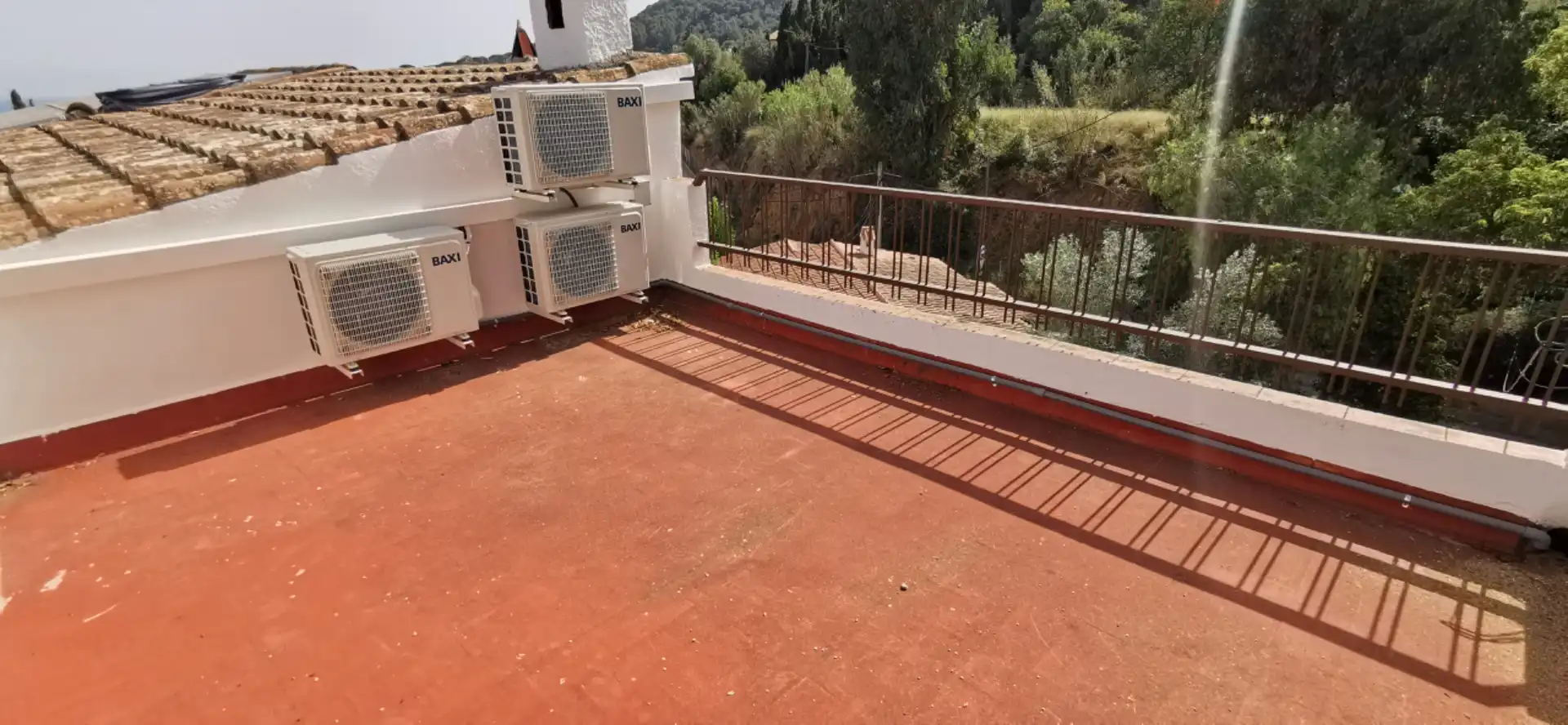 Terrassa de Casa adosada de lloguer en Cabrera de Mar amb Aire condicionat, Calefacció i Jardí privat