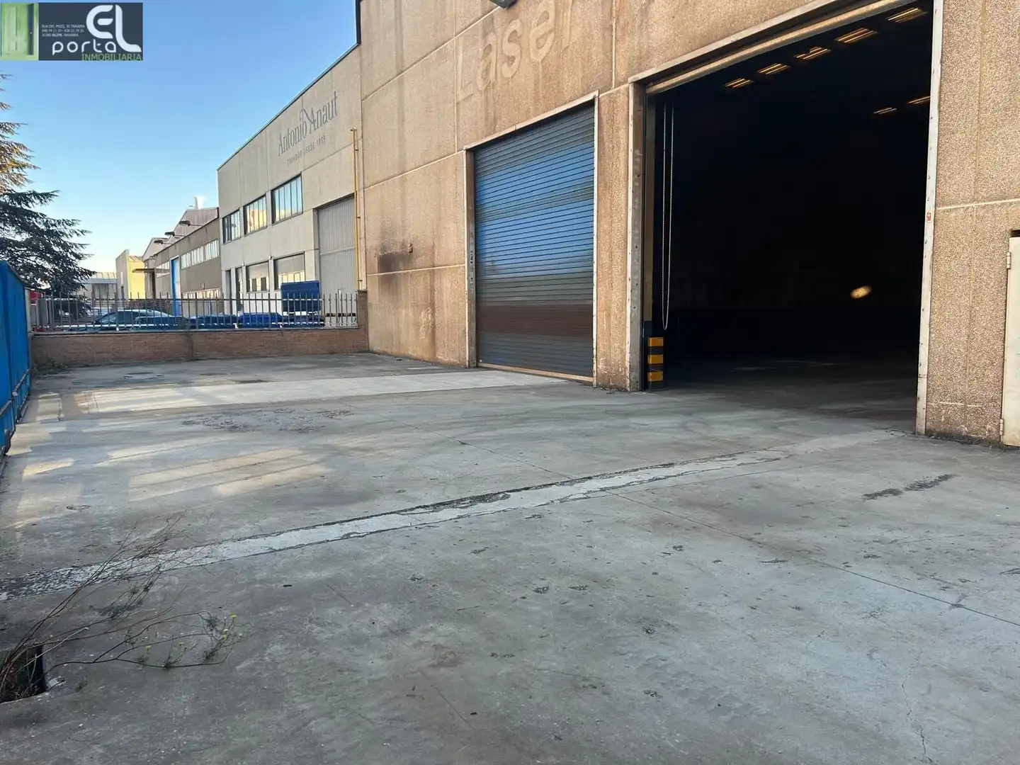 Vista exterior de Nave industrial de alquiler en Tafalla