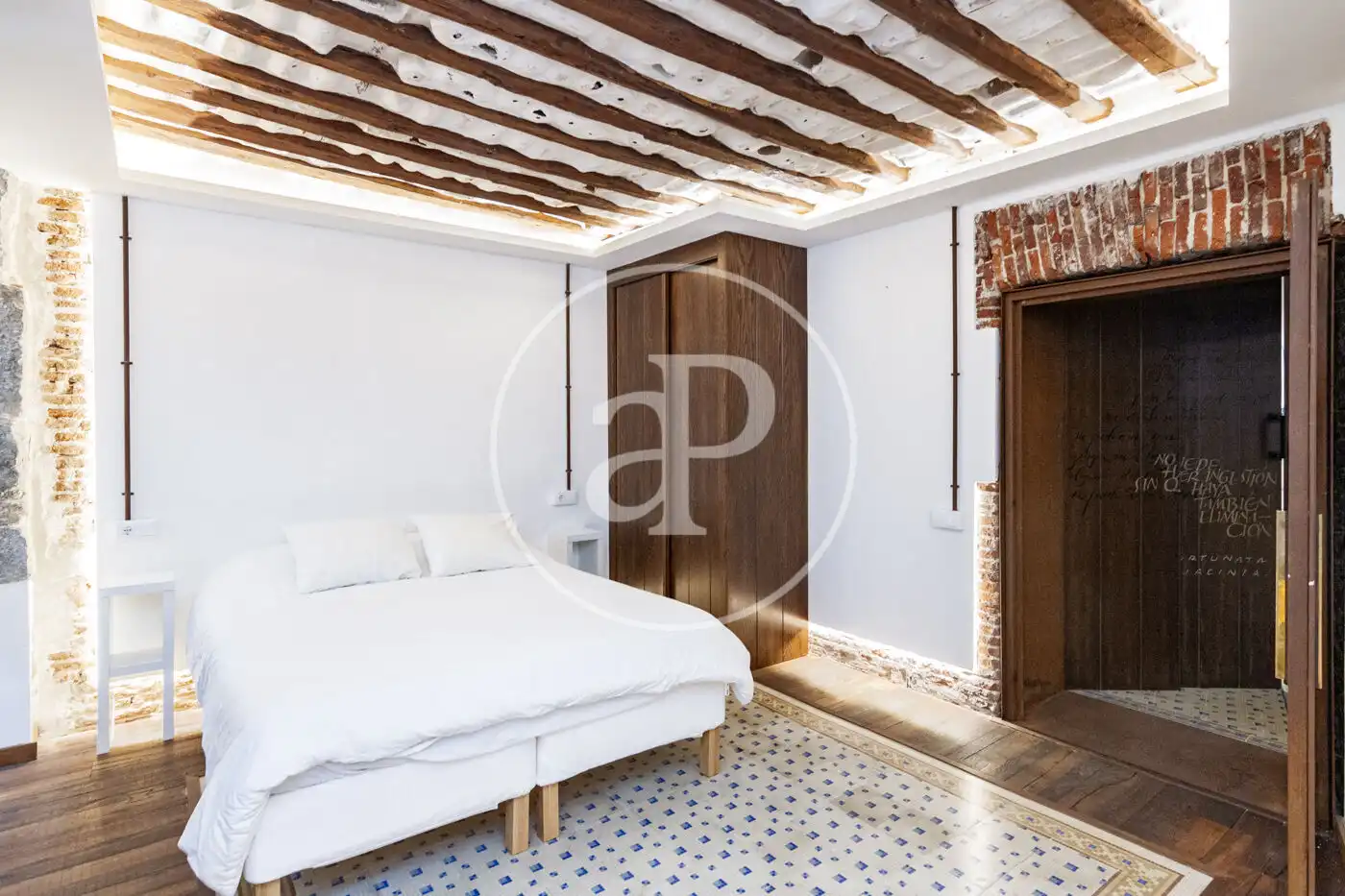 Bedroom of Flat for sale in Madrid  with Heating and Furnished