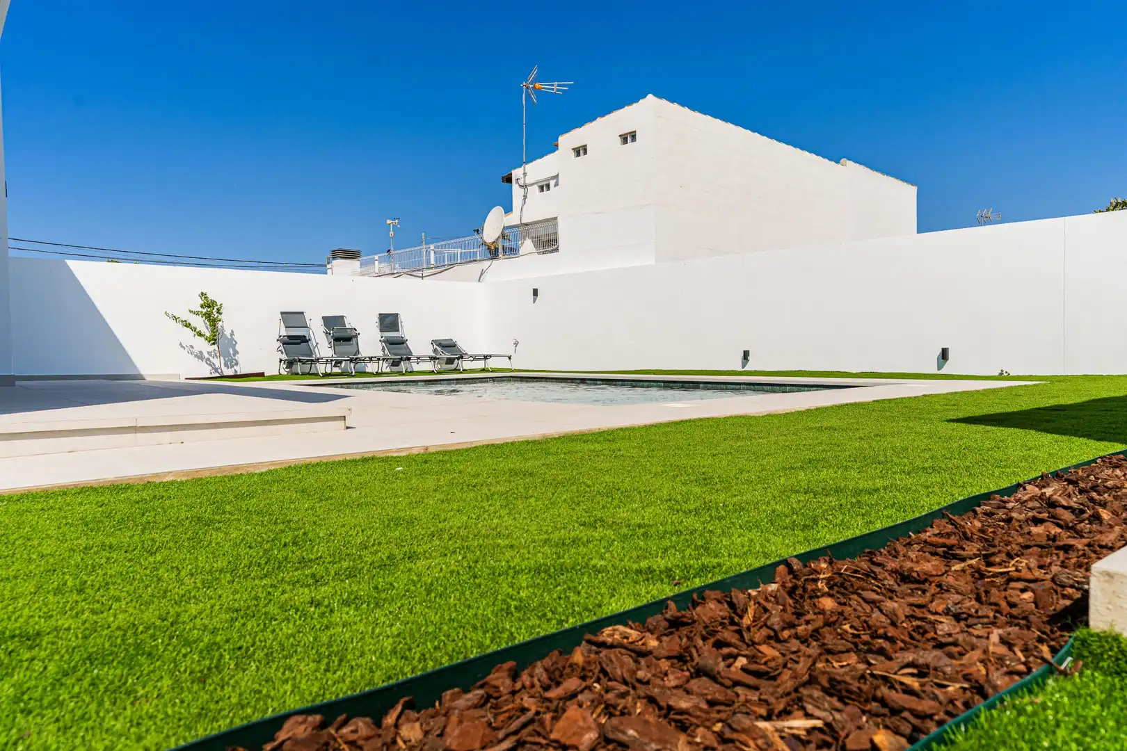 Piscina de Casa o chalet en venta en Chiclana de la Frontera con Jardín privado, Terraza y Piscina