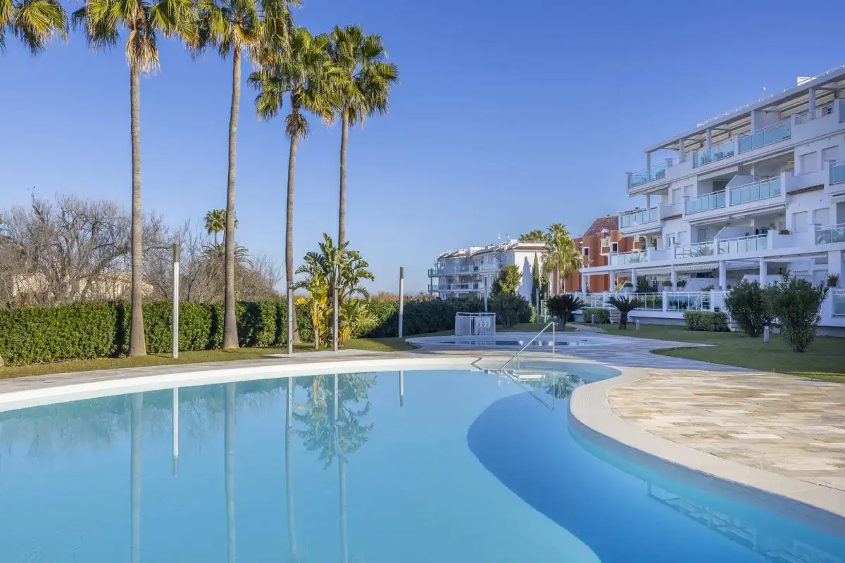 Piscina de Planta baja en venta en Els Poblets con Aire acondicionado, Calefacción y Terraza