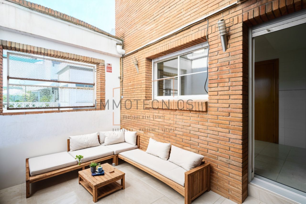 Terrassa de Casa adosada en venda en Granollers amb Calefacció i Terrassa