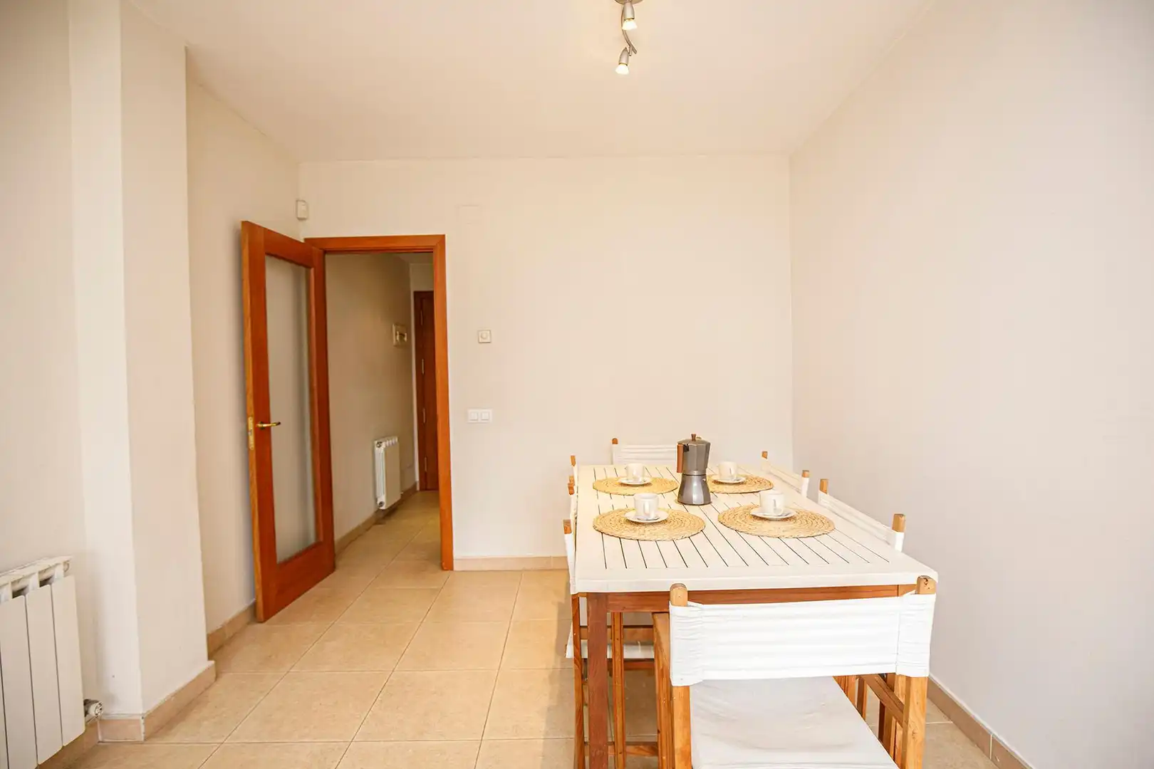 Esszimmer von Wohnungen zur Miete in Girona mit Heizung, Terrasse und Möbliert