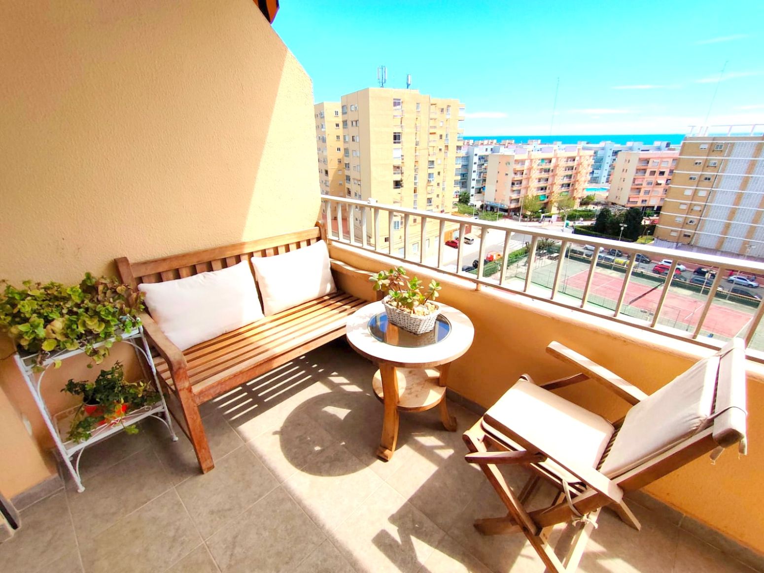 Balcony of Flat for sale in La Pobla de Farnals  with Heating, Private garden and Terrace
