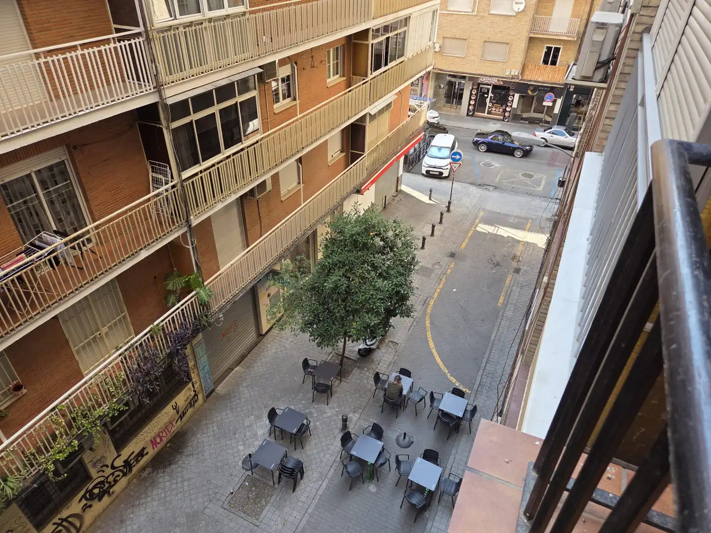 Balcony of Flat for rent in Granada  with Furnished, Oven and Washing machine