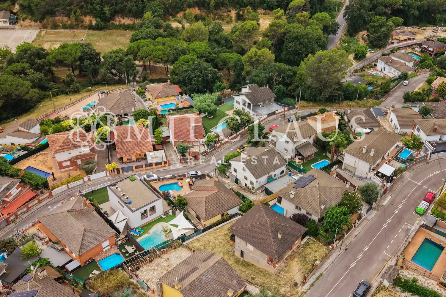 Außenansicht von Haus oder Chalet zum Verkauf in Lliçà d'Amunt mit Klimaanlage, Heizung und Privatgarten