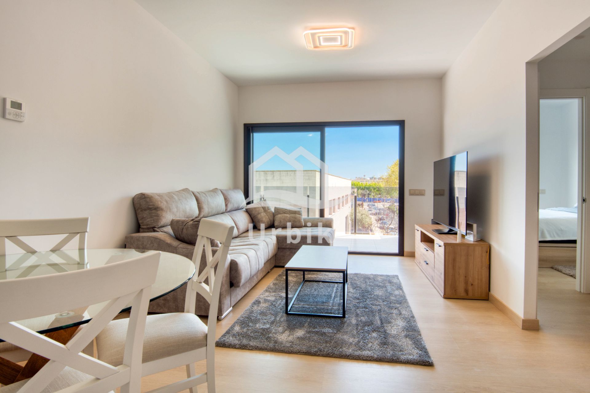 Sala de estar de Ático en venta en Castell-Platja d'Aro con Aire acondicionado, Calefacción y Parquet