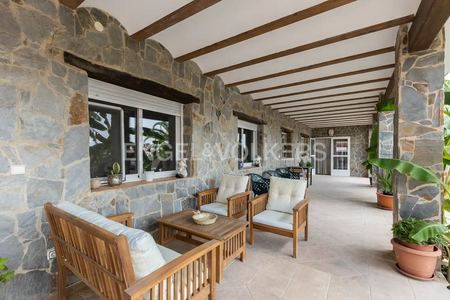 Terraza de Casa o chalet en venta en Casinos con Calefacción, Jardín privado y Terraza