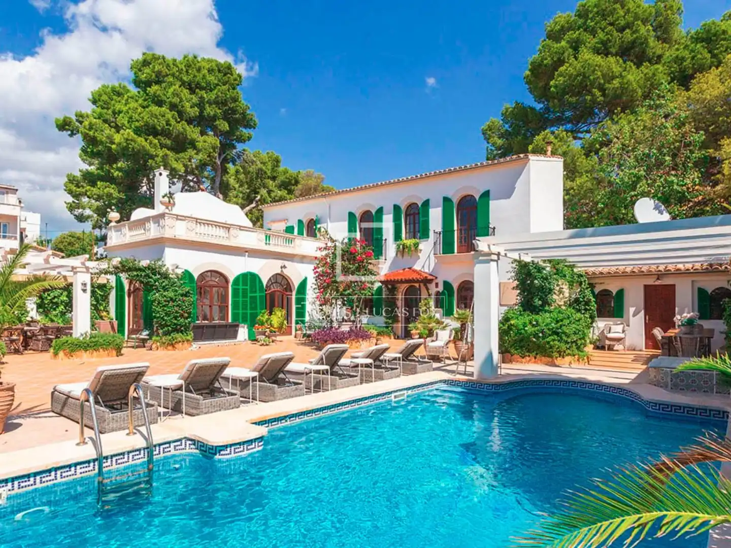 Exterior view of Houses for rent in  Palma de Mallorca  with Air Conditioner, Heating and Private garden