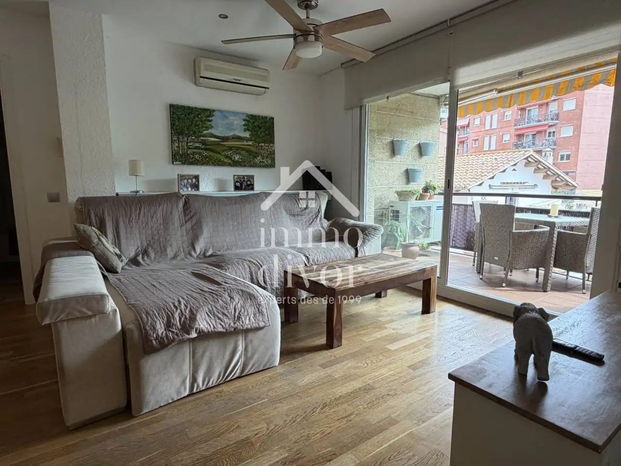 Terraza de Piso en venta en Sant Andreu de Llavaneres con Calefacción, Parquet y Balcón