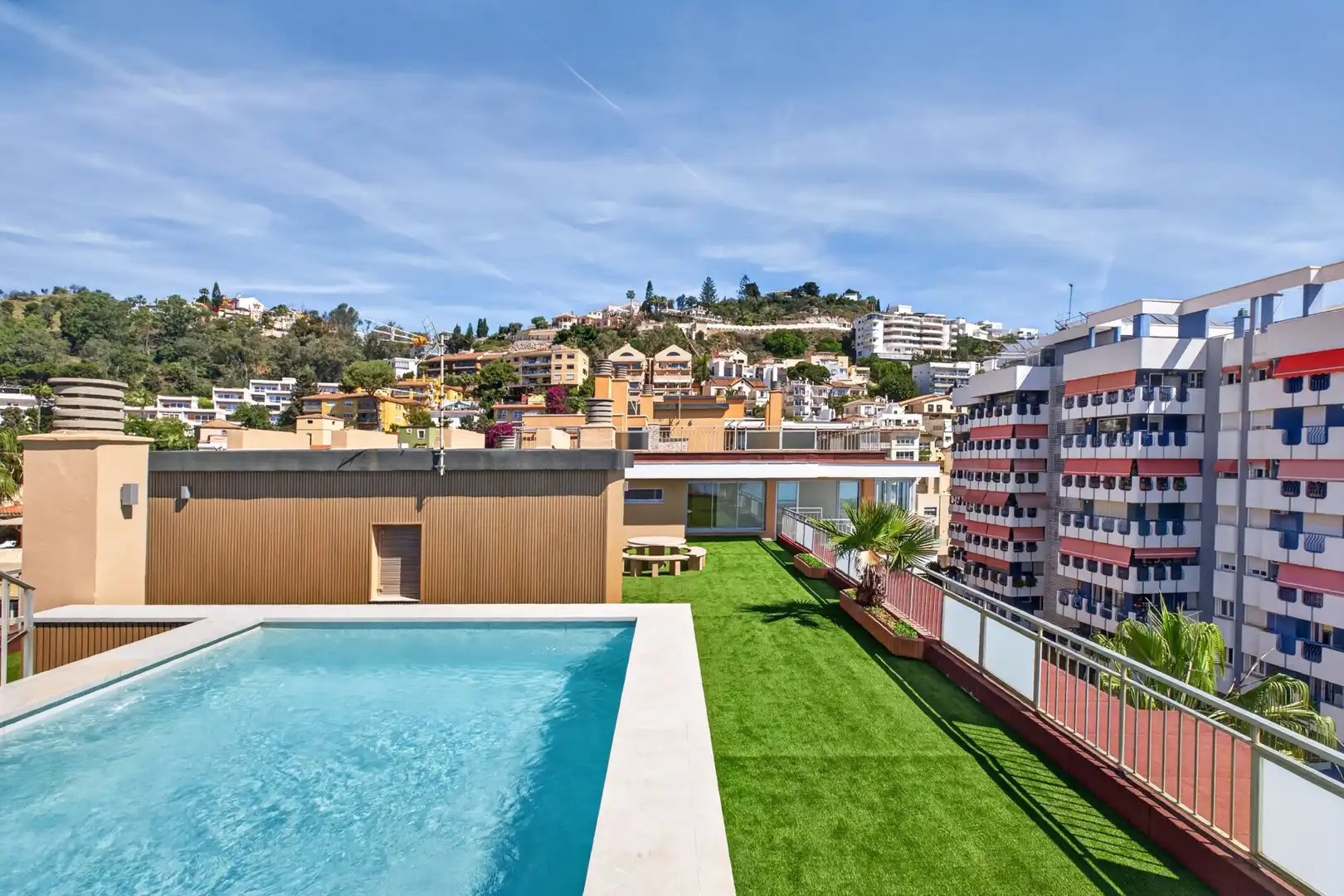 Terraza de Ático en venta en Málaga con Aire acondicionado, Terraza y Piscina