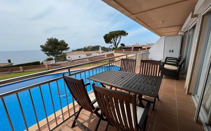 Terrace of Flat for sale in Sant Feliu de Guíxols  with Terrace and Swimming Pool