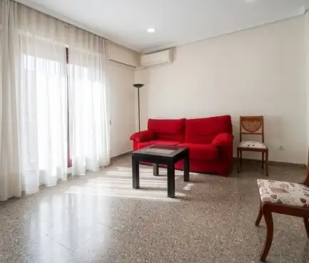 Wohnzimmer von Wohnung zur Miete in Madrid mit Klimaanlage, Heizung und Möbliert