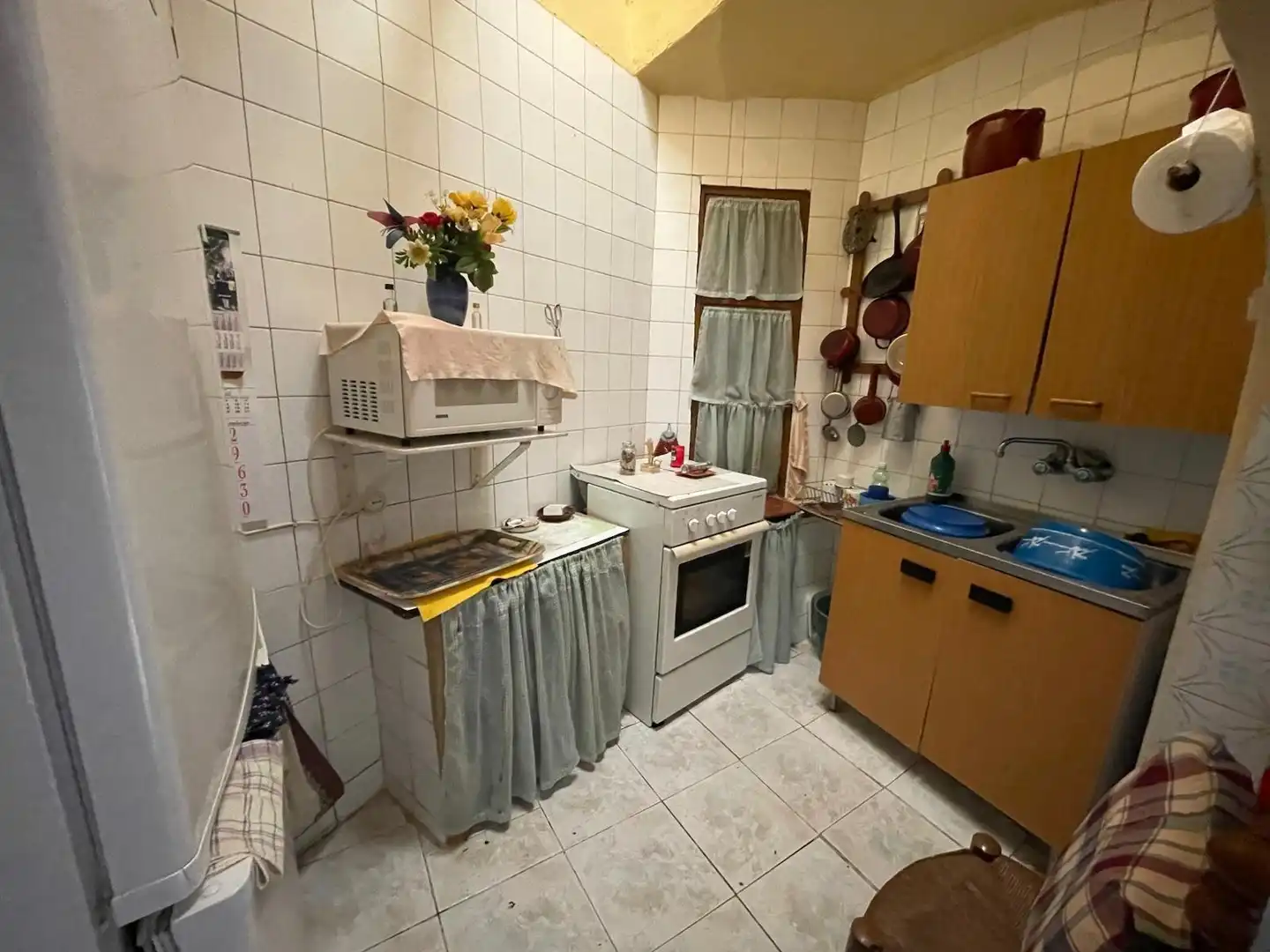 Cocina de Planta baja en venta en Zarza de Montánchez con Calefacción, Trastero y Amueblado