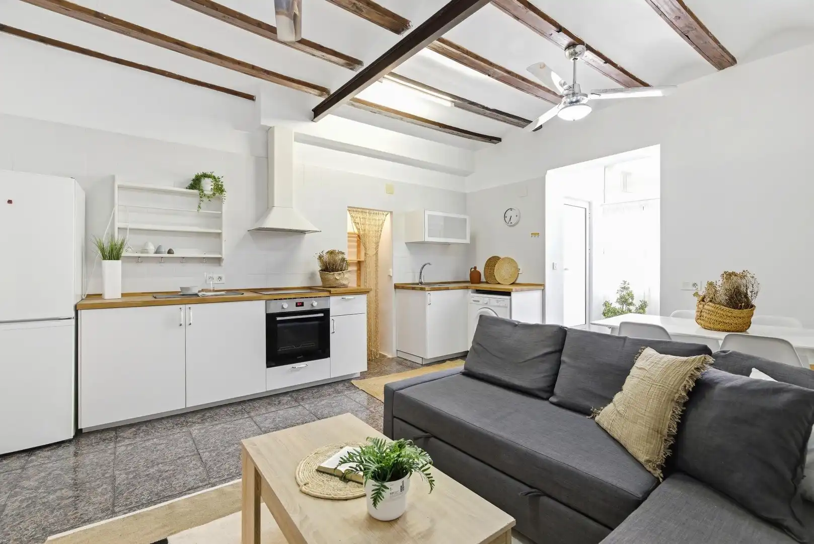 Sala de estar de Piso en venta en Xàtiva con Amueblado, Balcón y Alarma