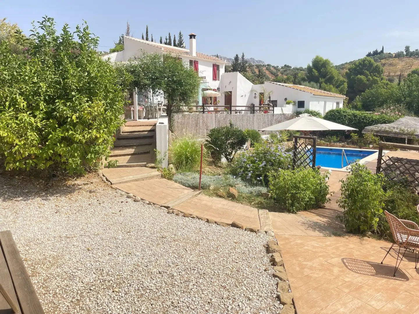 Garden of Country homes for sale in Villanueva de la Concepción  with Air Conditioner, Heating and Private garden