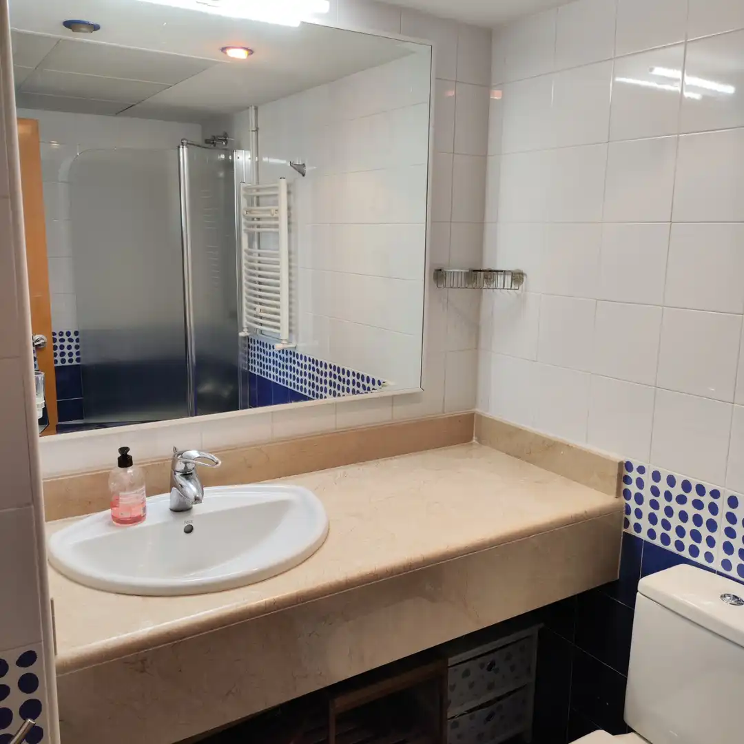 Bathroom of Apartments for rent in Valencia  with Air Conditioner, Furnished and Oven