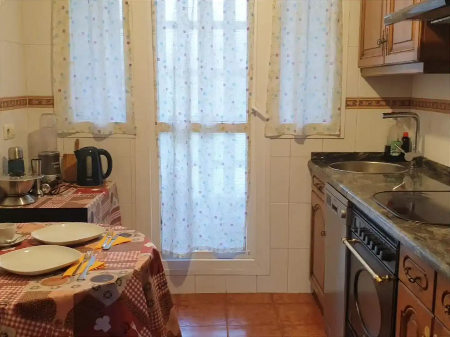 Kitchen of Flat for sale in Gatika  with Parquet flooring, Furnished and Balcony