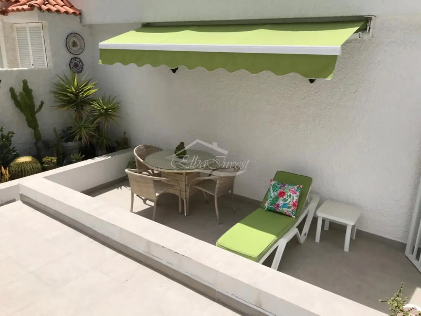 Terrasse von Dachboden zur Miete in Santiago del Teide mit Terrasse und Möbliert