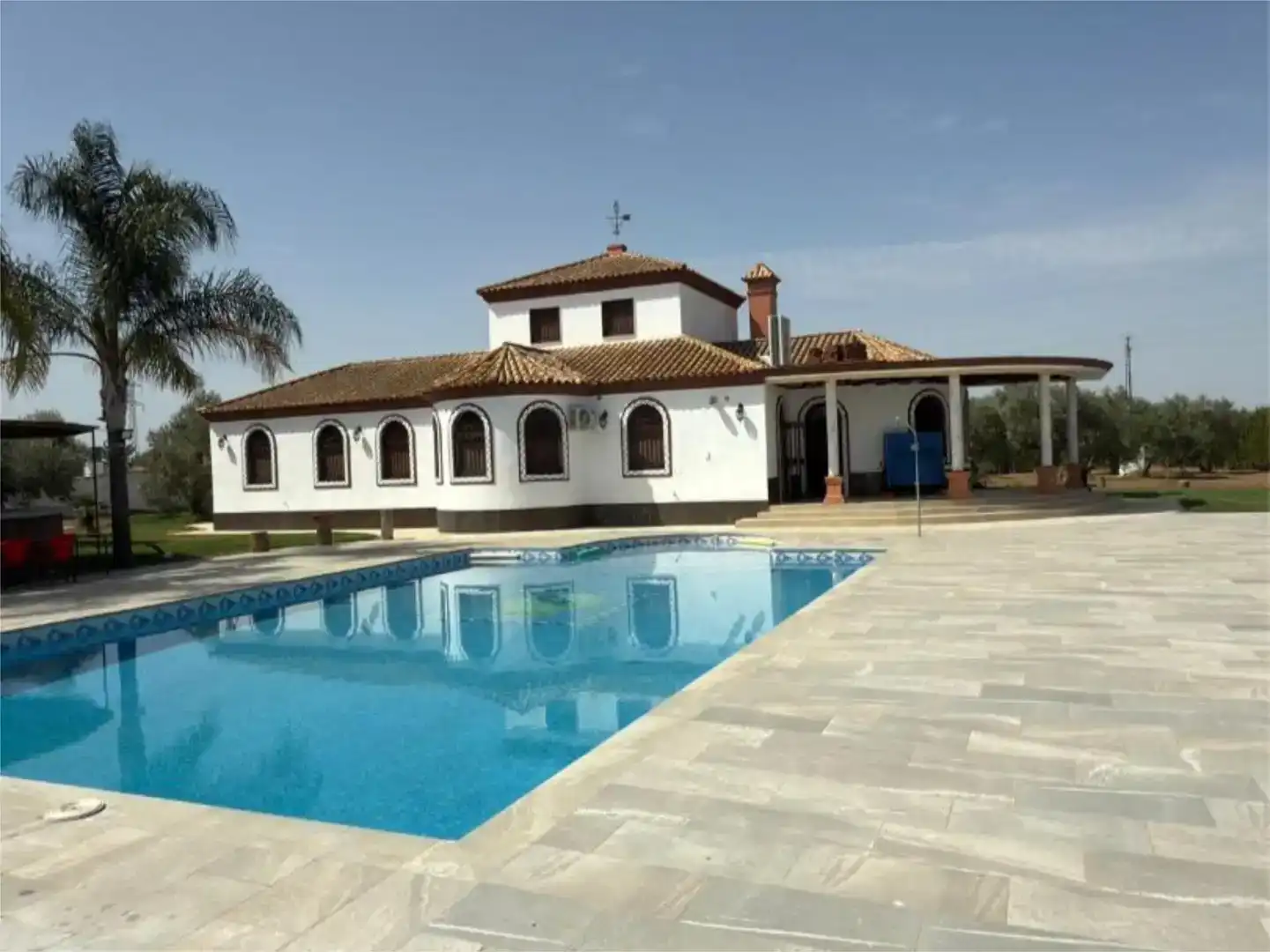 Swimming pool of Houses for sale in Utrera  with Air Conditioner, Swimming Pool and Balcony