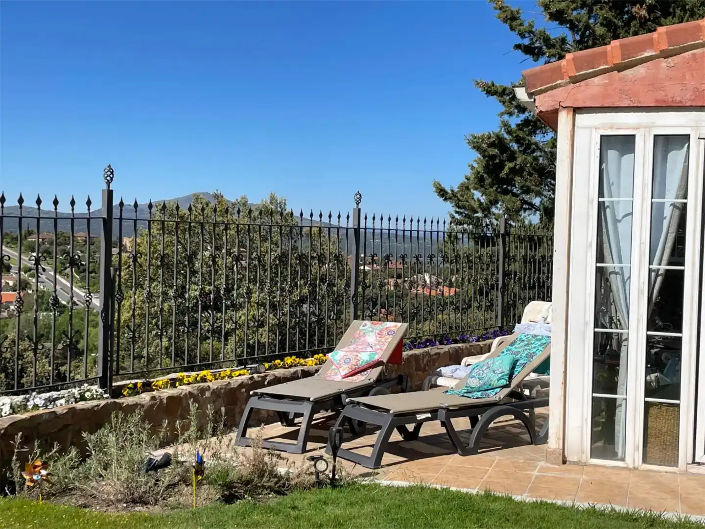 Terrassa de Casa o xalet en venda en Venturada amb Aire condicionat