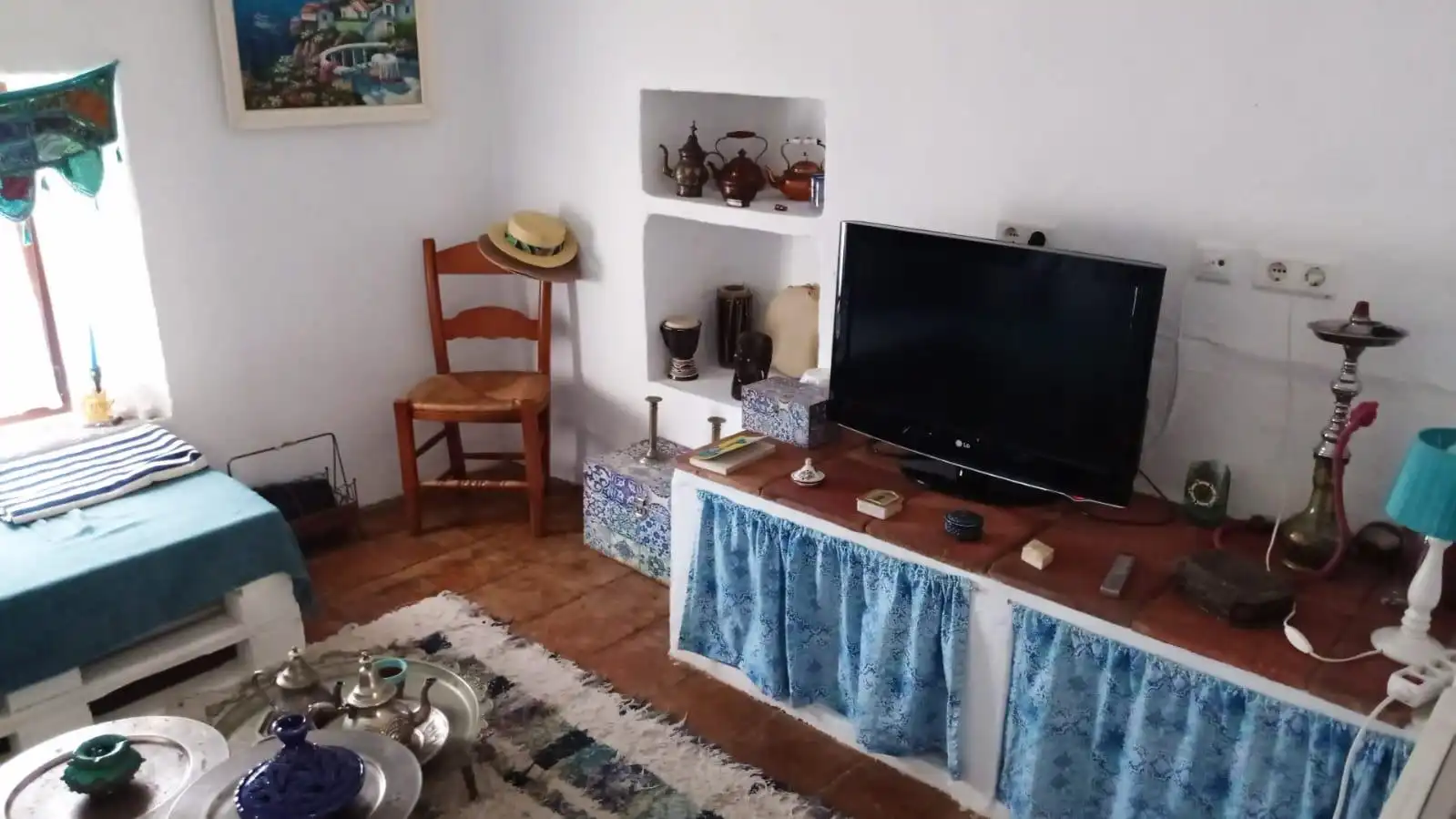 Sala de estar de Casa o chalet en venta en Comares con Calefacción, Jardín privado y Terraza