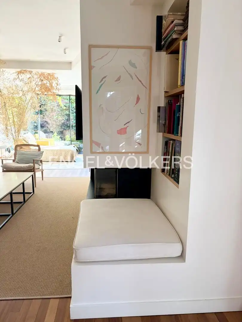 Sala de estar de Casa o chalet de alquiler en Madrid con Aire acondicionado, Calefacción y Terraza