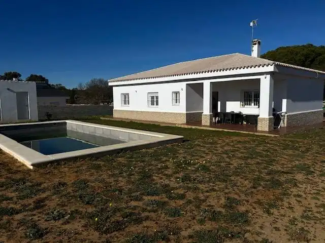 Exterior view of Houses for sale in Chiclana de la Frontera  with Storage room and Swimming Pool