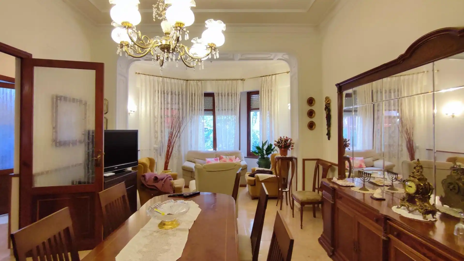Comedor de Casa o chalet en venta en Gandia con Jardín privado, Terraza y Amueblado