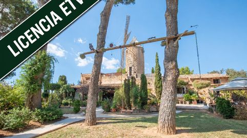 Molino histórico restaurado con casa de invitados y licencia vacacional en Santa Eugènia