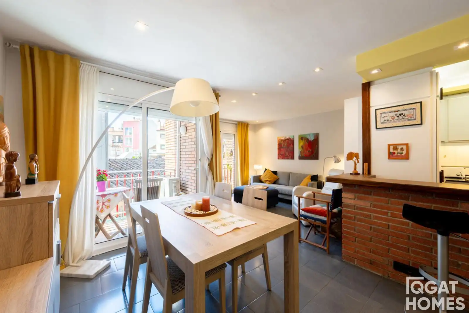 Sala de estar de Piso en venta en Sant Cugat del Vallès con Aire acondicionado, Calefacción y Terraza