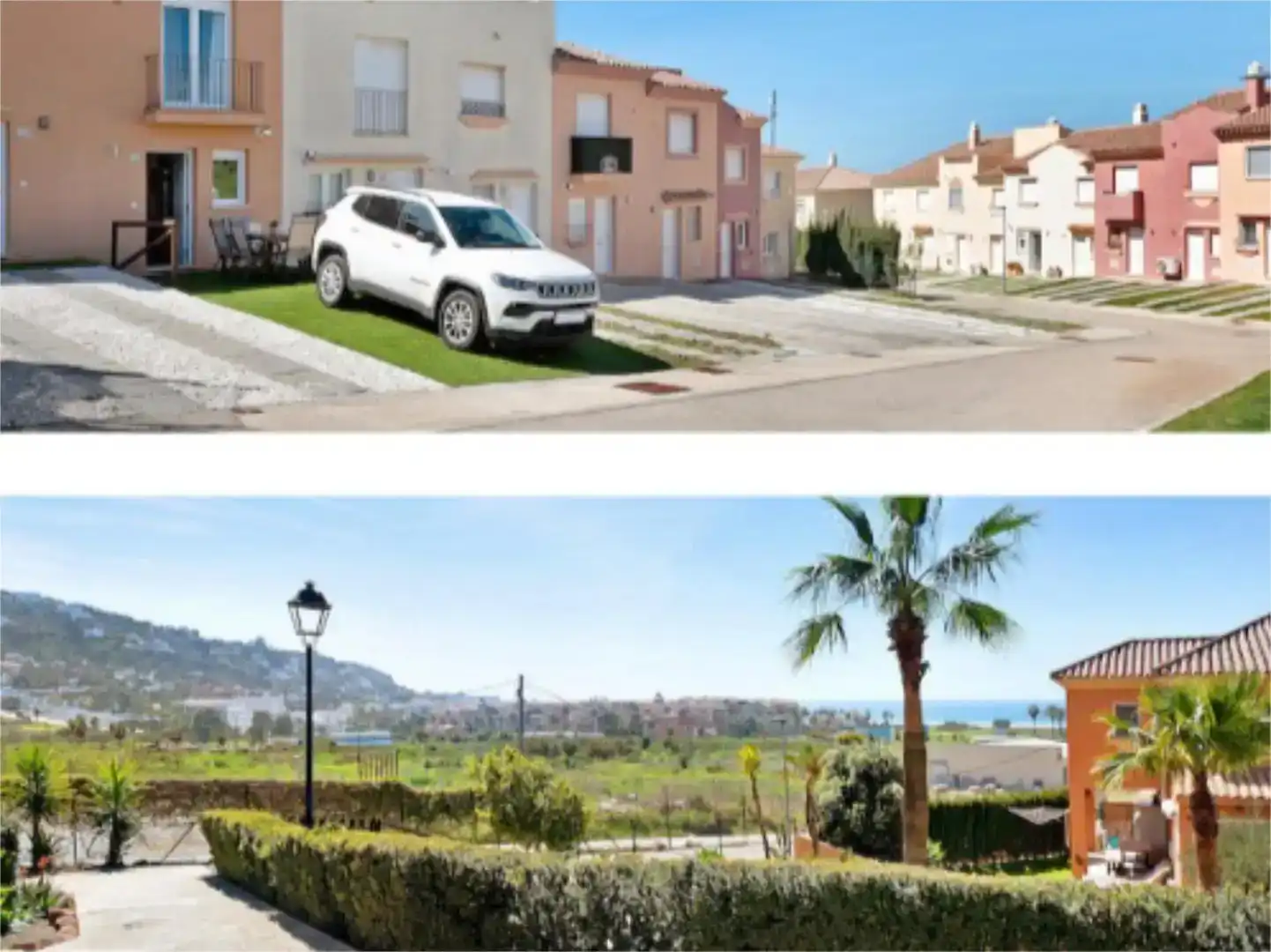 Vista exterior de Dúplex de lloguer en Zahara de los Atunes amb Aire condicionat, Jardí privat i Piscina
