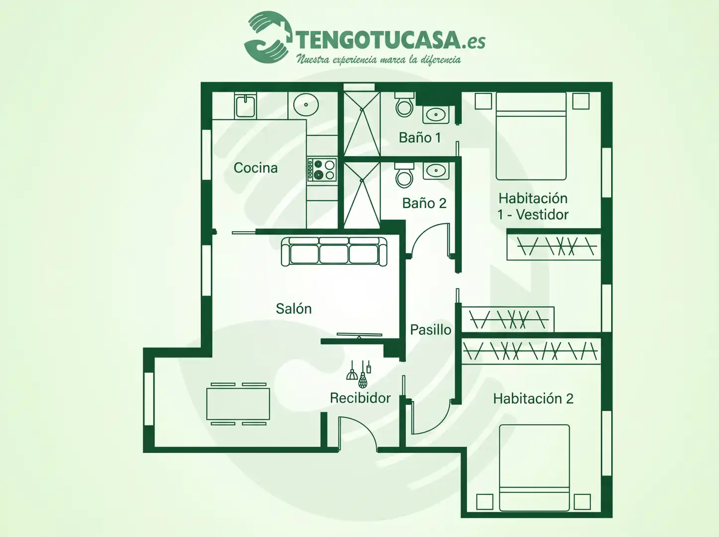 Piso en venta en Madrid con Aire acondicionado, Amueblado y Horno