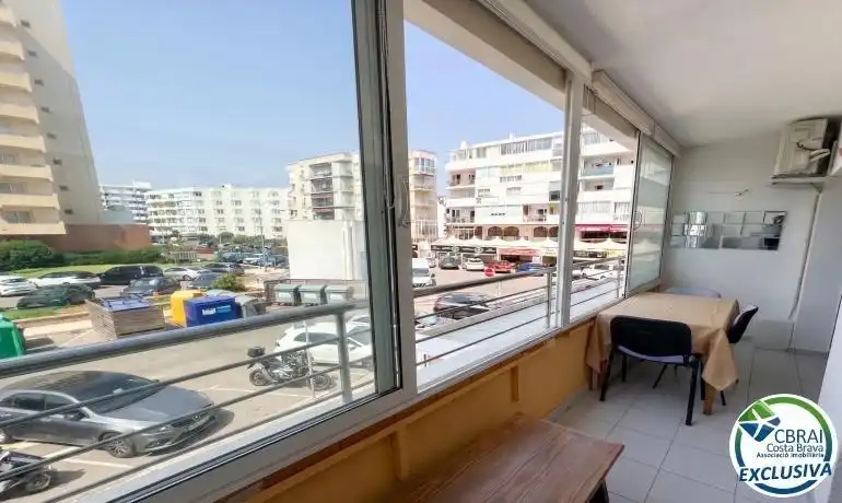 Balcony of Study for sale in Roses  with Air Conditioner, Heating and Terrace
